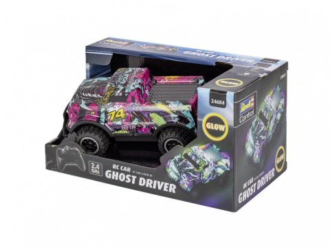 Auto zdalnie sterowane rc car ghost driver - fioletowe