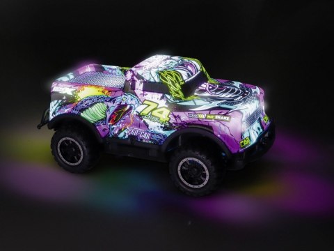 Auto zdalnie sterowane rc car ghost driver - fioletowe