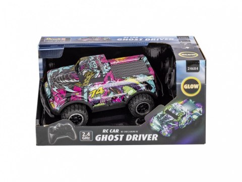 Auto zdalnie sterowane rc car ghost driver - fioletowe