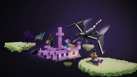 Klocki minecraft 21264 smok kresu i statek kresu
