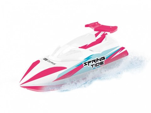 Motorówka zdalnie sterowana rc boat spring tide - różowa