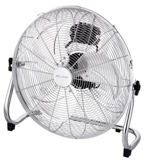 44-651# Wentylator podłogowy 12"/30cm 70w cyrkulator srebrny