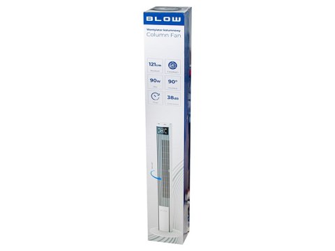 44-653# Wentylator kolumnowy xxl 125cm 90w biały