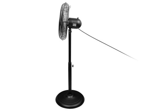 44-656# Wentylator stojący 16" 60w czarny metalowy