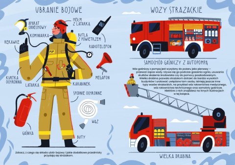 Książeczka co robią strażacy i strażaczki