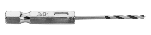 Wiertło do drewna Hex 3.0 mm