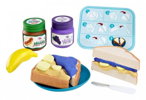 Zestaw creative chefs kanapki masło orzechowe, dżem