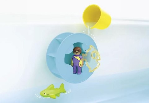 Zestaw z figurką junior aqua 71688 młyn wodny z małym rekinem