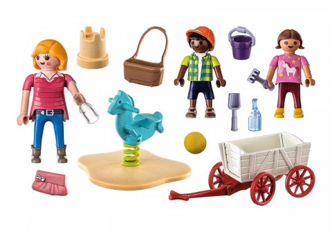 Zestaw z figurkami city life 71258 starter pack opiekunka z wózkiem