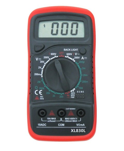 AG102D Multimetr xl830l + 2 sondy red
