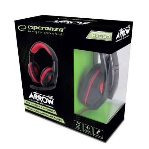 EGH360 Esperanza słuchawki z mikrofonem gaming arrow