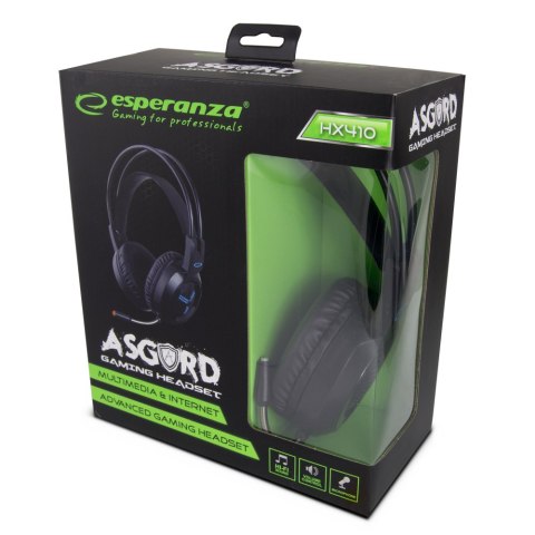 EGH410 Esperanza słuchawki z mikrofonem gaming asgard