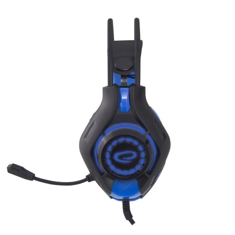 EGH420B Esperanza słuchawki z mikrofonem gaming deathstrike niebieskie