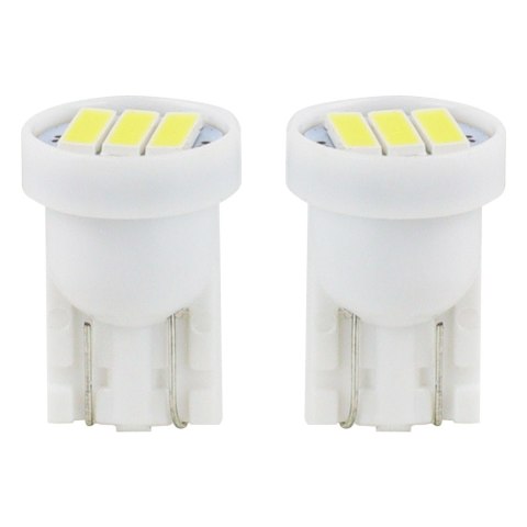 Żarówki led standard t10 w5w 3xsmd 7020 12v amio-01096