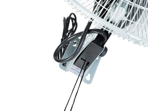 44-659# Wentylator ścienny 50cm 220w srebrny cyrkulator