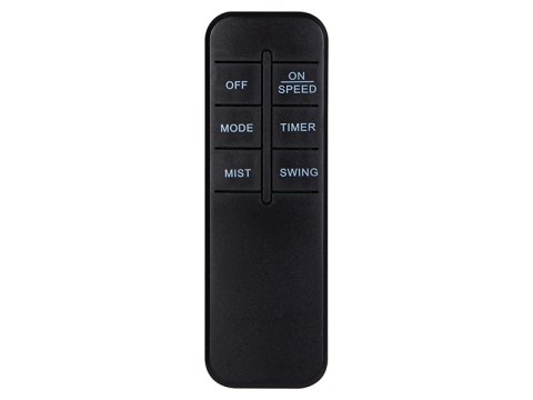 44-660# Wentylator stojący 16" 90w z funkcją mgiełki czarny"