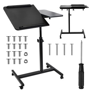 Mobilne biurko/stand na laptop Maclean, białe, regulacja wysokośc 59-89cm, max. 30kg , MC-121 B