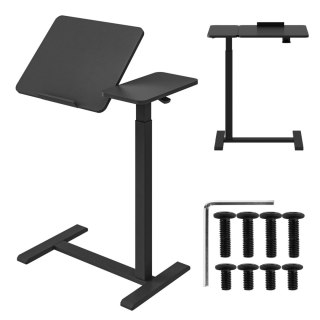 Mobilne biurko/stand na laptop Maclean, białe, regulacja wysokośc 76-109cm, max. 30kg , MC-120 B