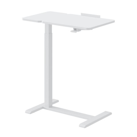 Mobilne biurko/stand na laptop Maclean, białe, regulacja wysokośc 76-109cm, max. 30kg , MC-120 W