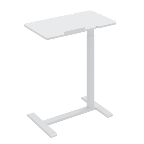 Mobilne biurko/stand na laptop Maclean, białe, regulacja wysokośc 76-109cm, max. 30kg , MC-120 W