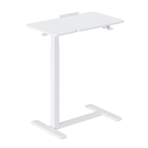 Mobilne biurko/stand na laptop Maclean, białe, regulacja wysokośc 76-109cm, max. 30kg , MC-120 W