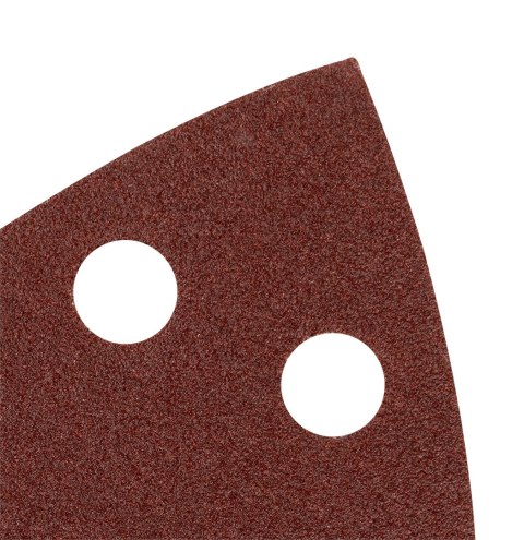 Papiery ścierne na rzep, żelazko 102 x 152 mm, P120, 5 szt., z 11 otworami
