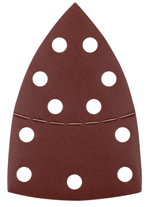 Papiery ścierne na rzep, żelazko 102 x 152 mm, P220, 5 szt., z 11 otworami