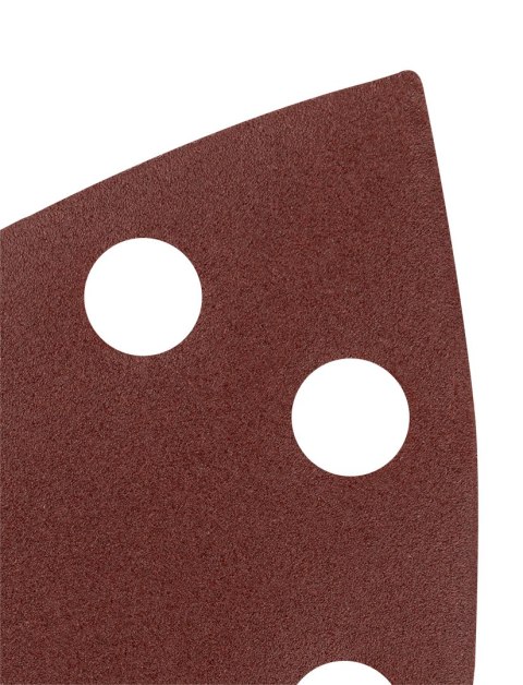 Papiery ścierne na rzep, żelazko 102 x 152 mm, P220, 5 szt., z 11 otworami