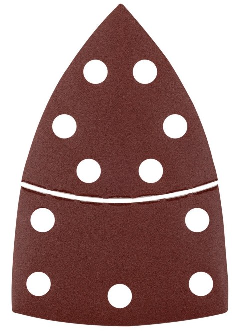 Papiery ścierne na rzep, żelazko 102 x 152 mm, P220, 5 szt., z 11 otworami