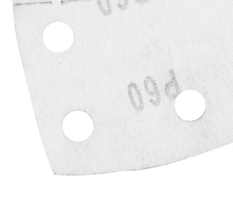 Papiery ścierne na rzep, żelazko 102 x 152 mm, P60, 5 szt., z 11 otworami
