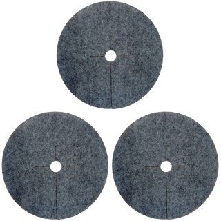 Zestaw krążków antychwastowych 3 szt., Bertoni - 40 cm, szary
