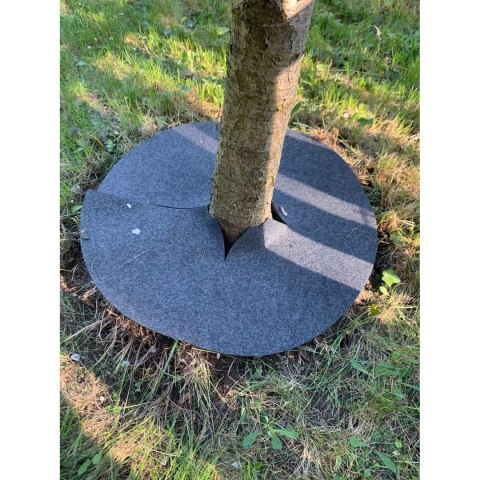 Zestaw krążków antychwastowych 3 szt., Bertoni - 40 cm, szary