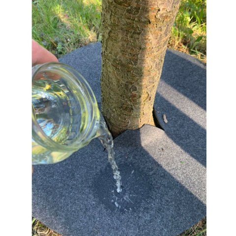 Zestaw krążków antychwastowych 3 szt., Bertoni - 40 cm, szary
