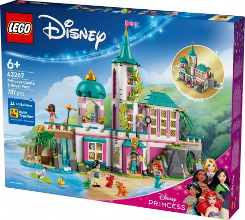 Klocki disney 43267 zamek księżniczek i królewskie zwierzaki