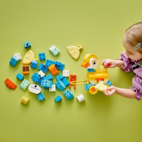 Klocki duplo 10448 3 w 1 zwierzątka na kółkach