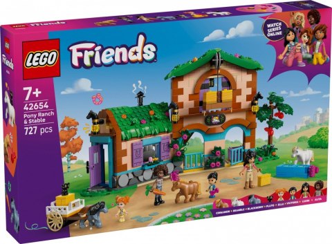 Klocki friends 42654 ranczo kucyków i stajnia