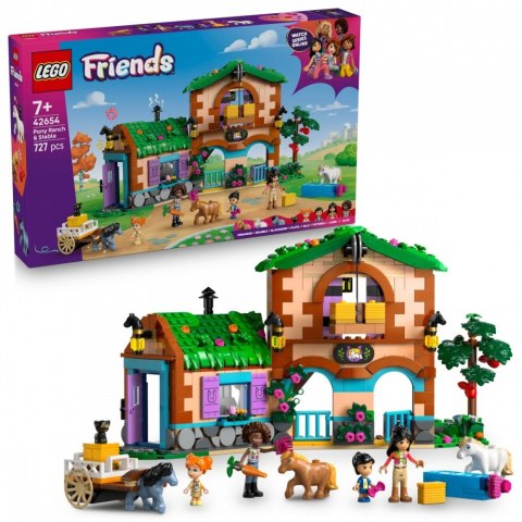 Klocki friends 42654 ranczo kucyków i stajnia
