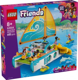 Klocki friends 42664 przygoda na łodzi