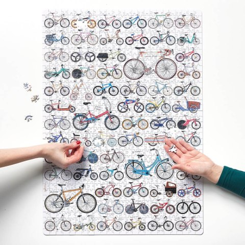 Puzzle 1000 elementów puzzlove rowery