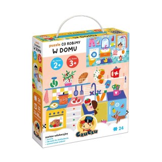 Puzzle co robimy w domu 24 elementy
