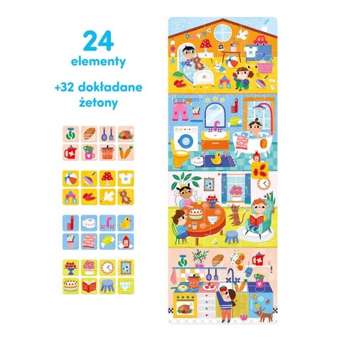 Puzzle co robimy w domu 24 elementy
