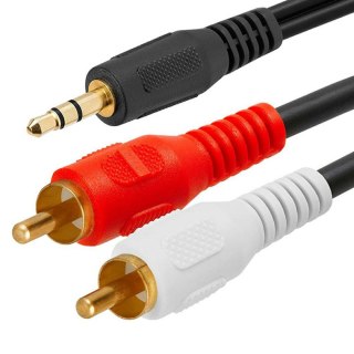 AK233A Kabel jack 3,5mm-2xrca cinch 1,25m