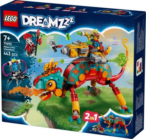 Klocki dreamzzz 71492 ognisty kameleon mateo