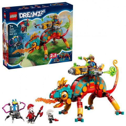 Klocki dreamzzz 71492 ognisty kameleon mateo