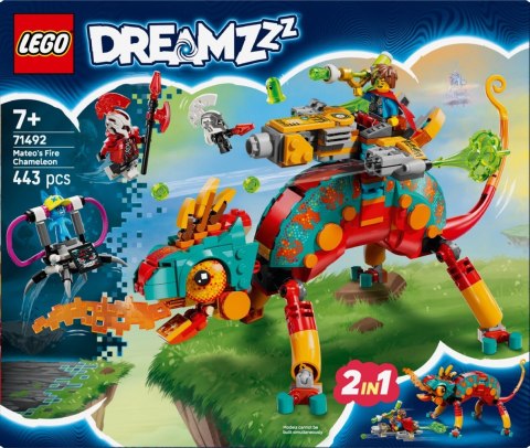 Klocki dreamzzz 71492 ognisty kameleon mateo