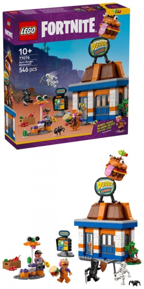 Klocki fotnite 77076 restauracja durrr burgerownia