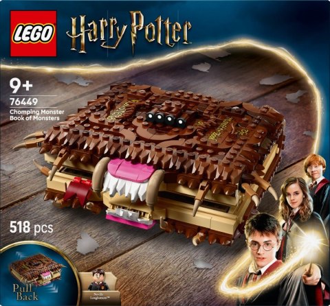 Klocki harry potter 76449 potworna księga potworów z zębami