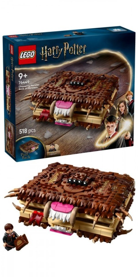 Klocki harry potter 76449 potworna księga potworów z zębami