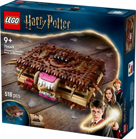 Klocki harry potter 76449 potworna księga potworów z zębami