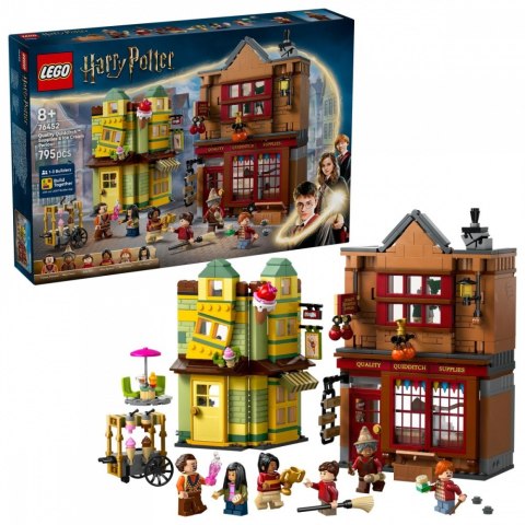 Klocki harry potter 76452 markowy sprzęt do quidditcha i lodziarnia